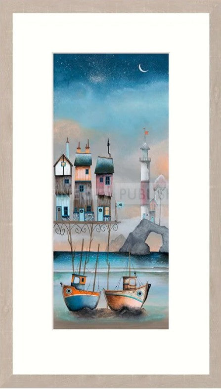Back to Back Signed Framed Limited Edition Print on Paper by Artist Gary Walton
