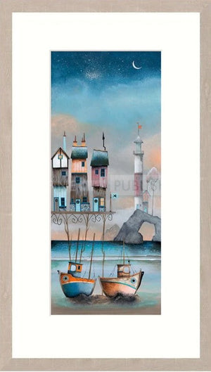Back to Back Signed Framed Limited Edition Print on Paper by Artist Gary Walton