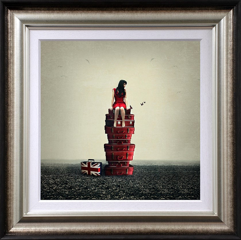 Baggage Framed Print on Paper by Artist Michelle Mackie