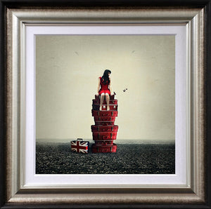 Baggage Framed Print on Paper by Artist Michelle Mackie