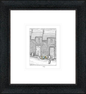 Bang Signed Framed Limited Edition Print on Paper by Artist Leigh Lambert