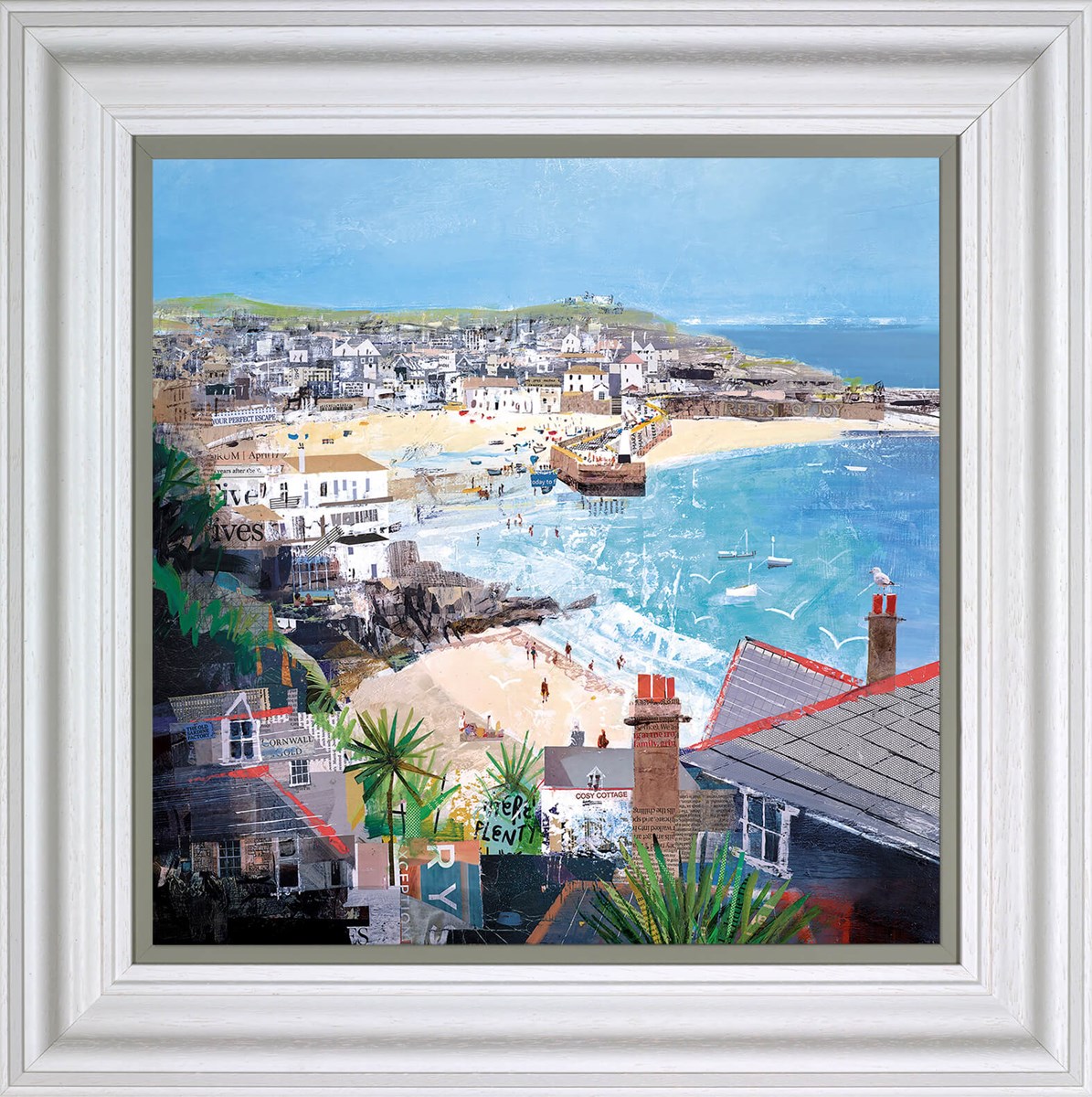 Bay Watch Framed Limited Edition Print on Board by Artist Tom Butler