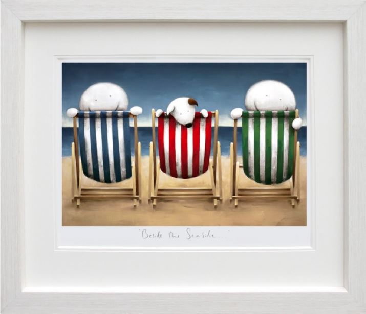 Beside The Seaside Framed Print by Artist Doug Hyde