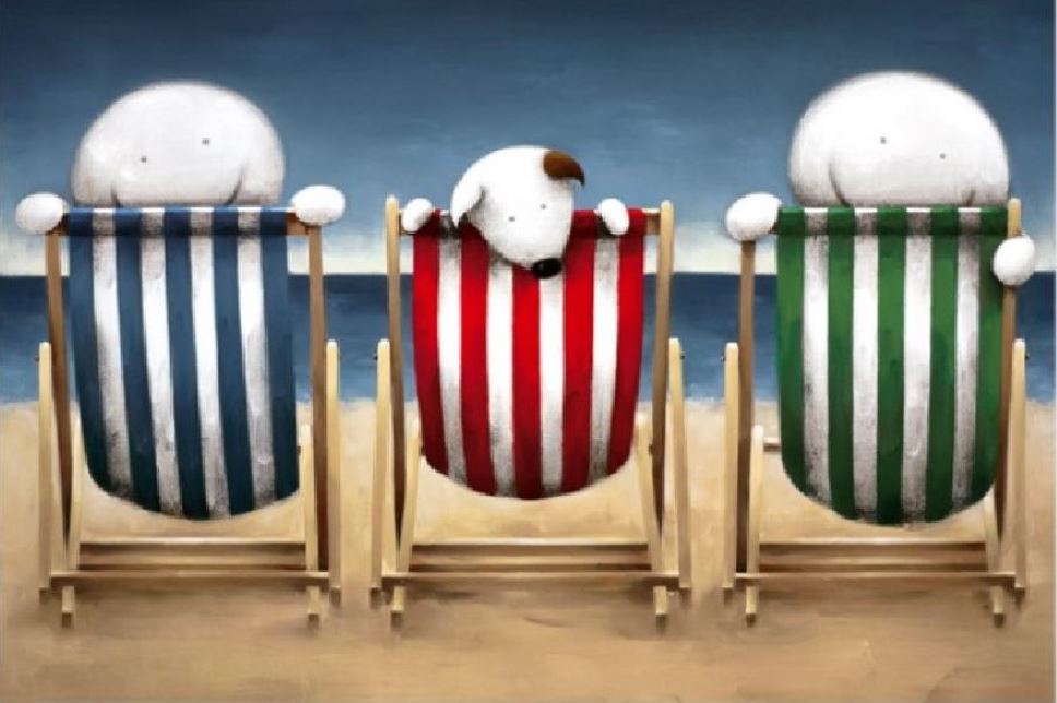 Beside The Seaside Mounted Print by Artist Doug Hyde