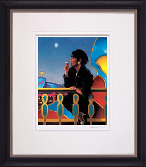 Birdy Framed Print on Paper by Artist Jack Vettriano