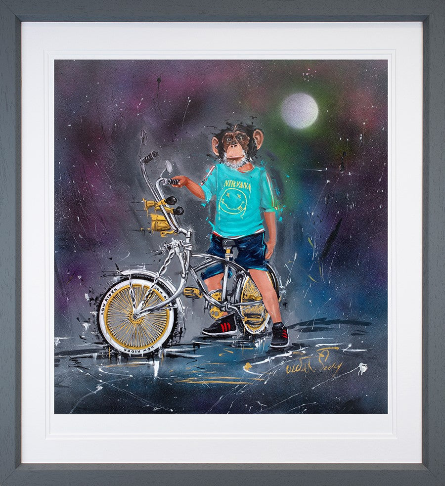 Bling Low Rider Framed Print on Paper by Artist Wild Seeley