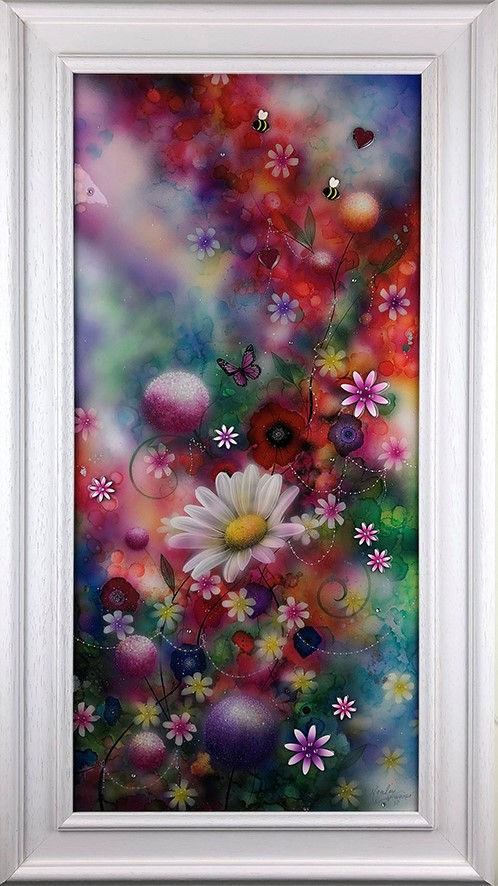 Bloom Framed Print on Paper by Artist Kealey Farmer