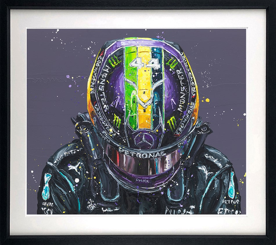 Brazilian Lewis Framed Print on Paper by Artist Paul Oz