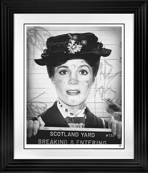 Breaking and Entering Framed Limited Edition Print on Paper by Artist JJ Adams