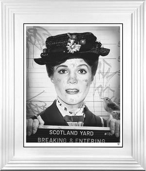 Breaking and Entering Framed Limited Edition Print on Paper by Artist JJ Adams