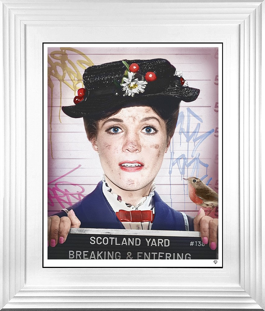 Breaking and Entering Framed Limited Edition Print on Paper by Artist JJ Adams