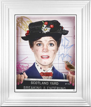 Breaking and Entering Framed Limited Edition Print on Paper by Artist JJ Adams