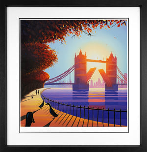 Bridge To Your Heart Framed Print on Paper by Artist Derrick Fielding