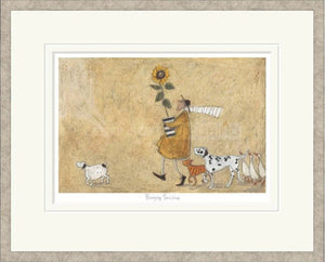 Bring Me Sunshine Signed Framed Limited Edition Print on Paper by Artist Sam Toft