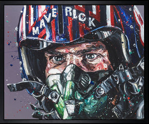 Bullshit You Can Be Mine Framed Signed Limited Edition Print on Canvas by Artist Paul Oz