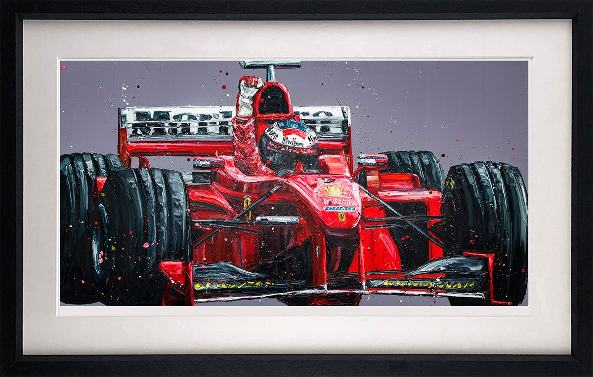 Cabrerizo Schumi 98 Framed Print on Paper by Artist Paul Oz