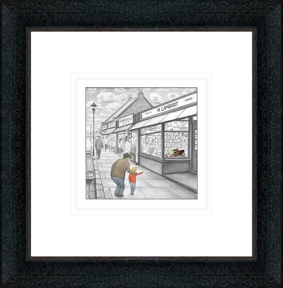 Can We Buy It Signed Framed Limited Edition Print on Paper by Artist Leigh Lambert