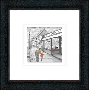Can We Buy It Signed Framed Limited Edition Print on Paper by Artist Leigh Lambert