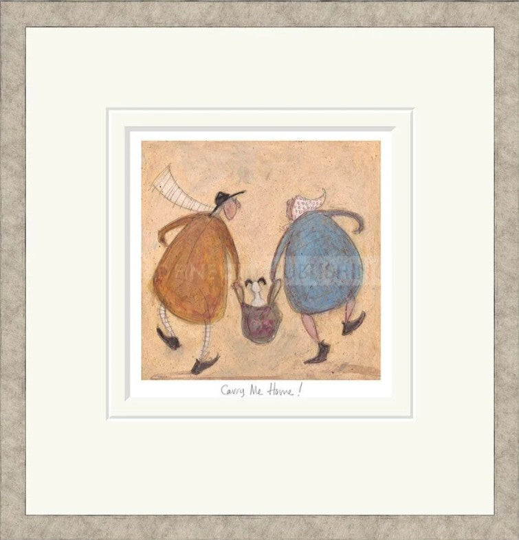 Carry Me Home Signed Framed Limited Edition Print on Paper by Artist Sam Toft