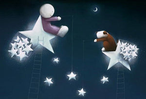 Catch a Falling Star Mounted Print by Artist Doug Hyde