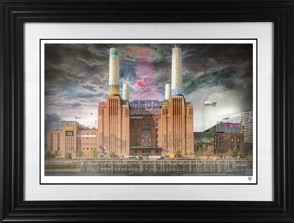 Cathedral of Power Framed Signed Limited Edition Print on Paper by Artist JJ Adams 