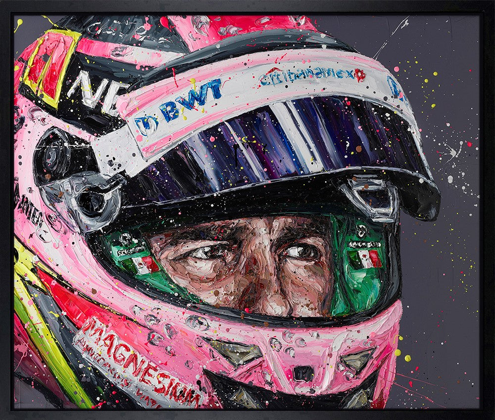 Checo Framed Print on Canvas by Artist Paul Oz