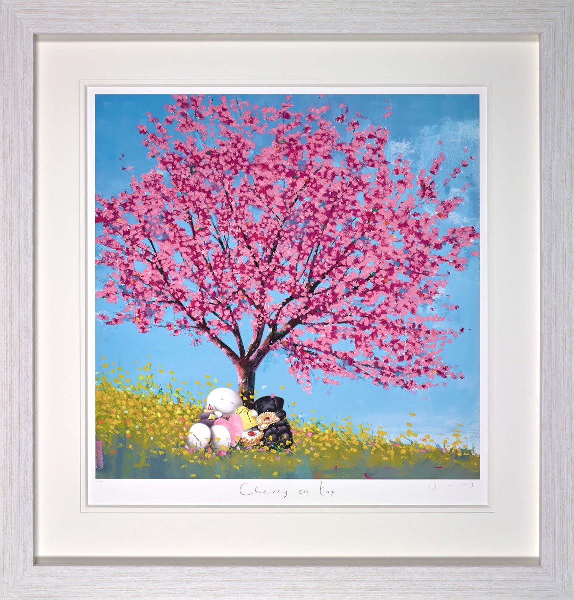 Cherry on Top Framed Signed Limited Edition Print on Paper by Artist Doug Hyde
