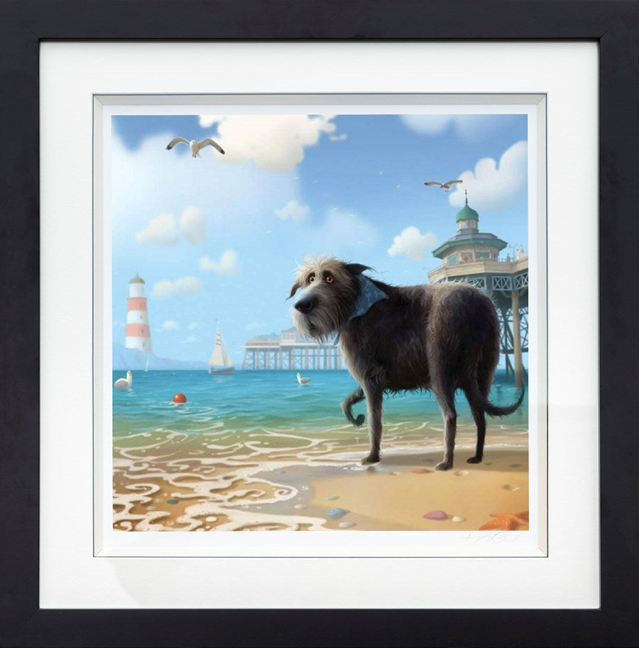 Cold Feet Framed Print on Paper by Artist Stephen Hanson