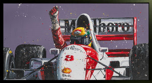 Concourse Senna Framed Print on Canvas by Artist Paul Oz