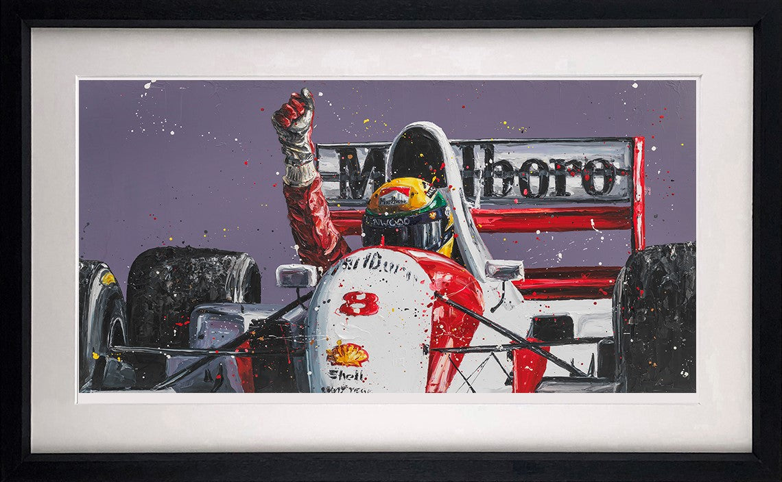 Concourse Senna Framed Print on Paper by Artist Paul Oz