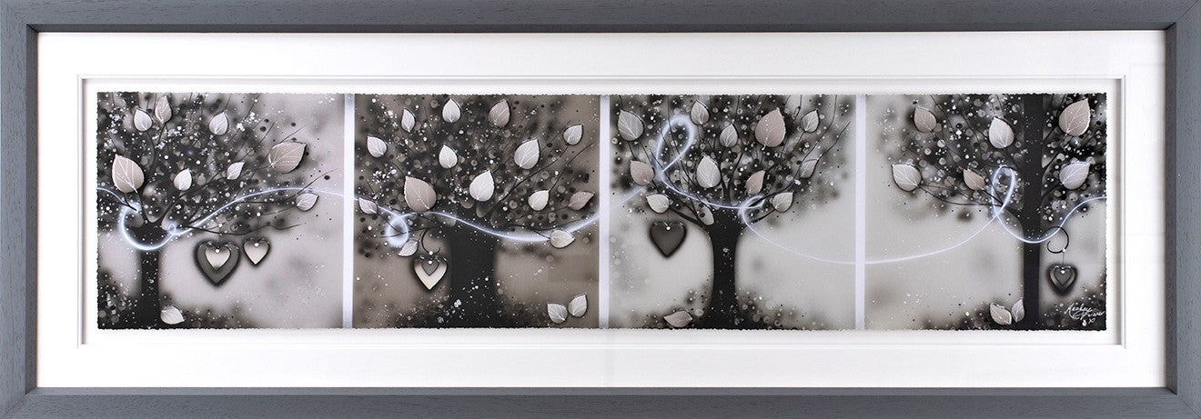 Connected Framed Print on Paper by Artist Kealey Farmer