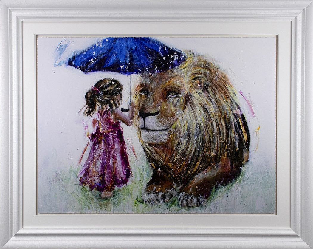 Courage Framed Print on Paper by Artist Carly Ashdown