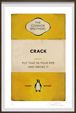 Crack Framed Print on Paper By Artists The Connor Brothers