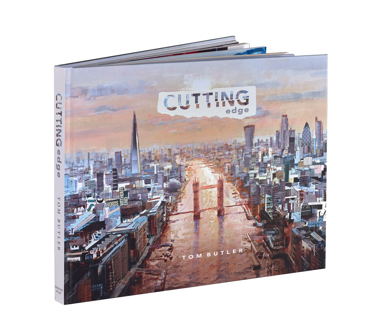 Cutting Edge Standard Hard Back Book by Artist Tom Butler