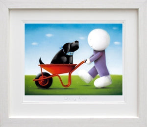 Daisy Trail Framed Print by Artist Doug Hyde