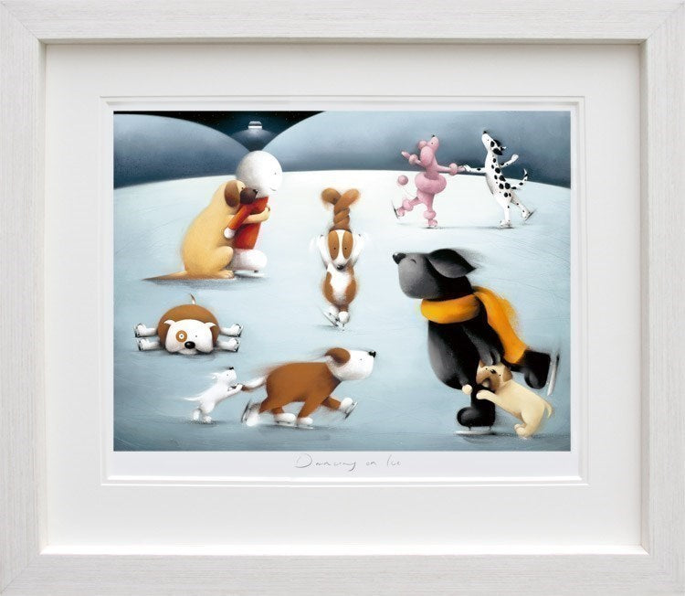 Dancing On Ice Print by Artist Doug Hyde 