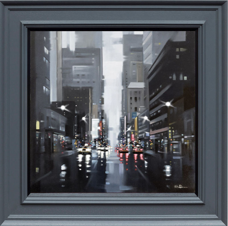 Dark Days Framed Canvas Print on Board by Artist Neil Dawson