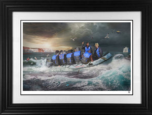 Dearly Departed Framed Print on Paper by Artist JJ Adams