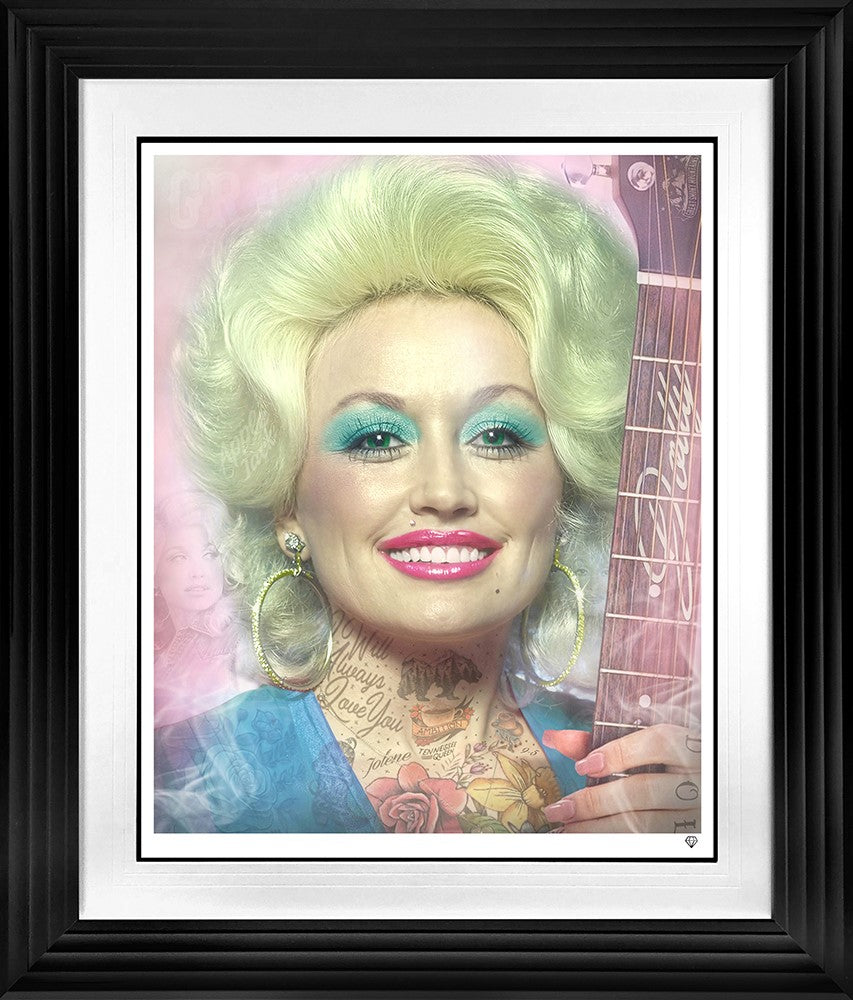 Dolly Colour Framed Print on Paper by Artist JJ Adams