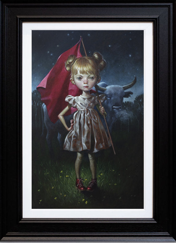 Double Dare Framed Canvas on Board by Artist Craig Davison