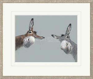 Double Trouble Signed Framed Limited Edition Print on Paper by Artist Nicky Litchfield