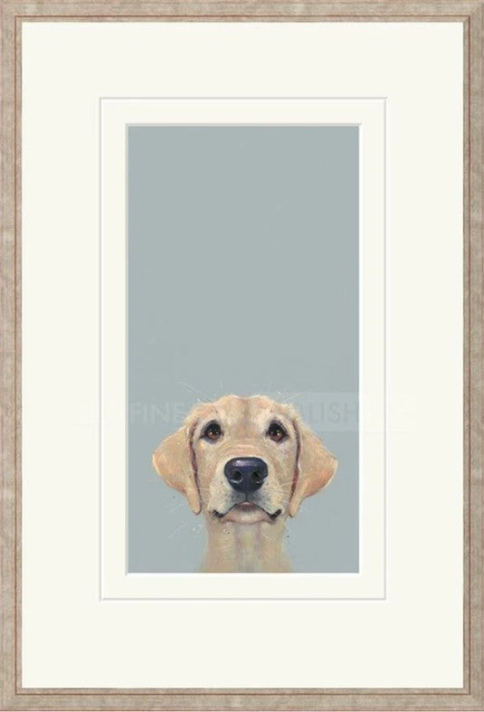 Eager To Please Signed Framed Limited Edition Print on Paper by Artist Nicky Litchfield