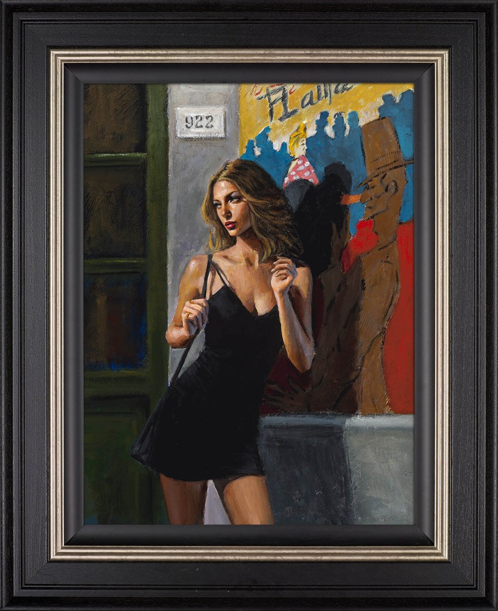 Eden in Toulouse Framed Canvas on Board by Artist Fabian Perez