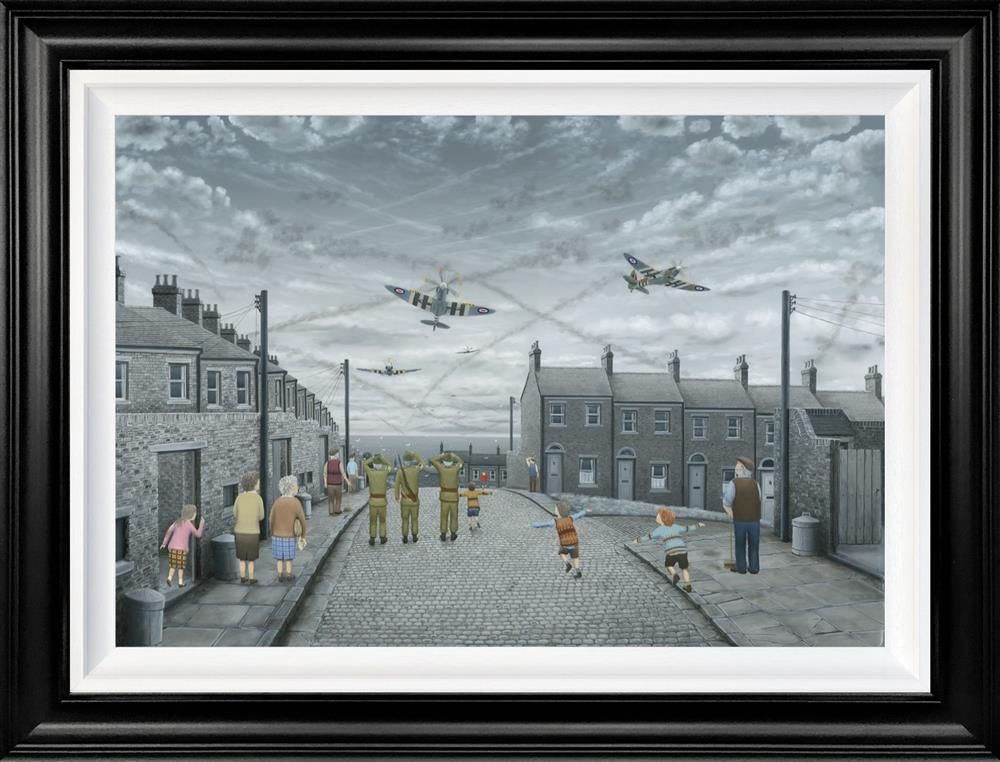 Emerging Victorious - Deluxe Framed Print on Board by Artist Leigh lambert