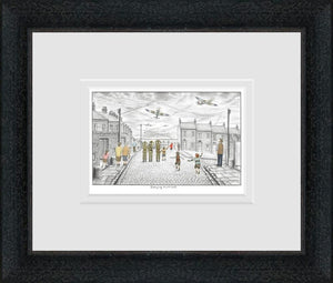 Emerging Victorious Signed Framed Limited Edition Print on Paper by Artist Leigh Lambert