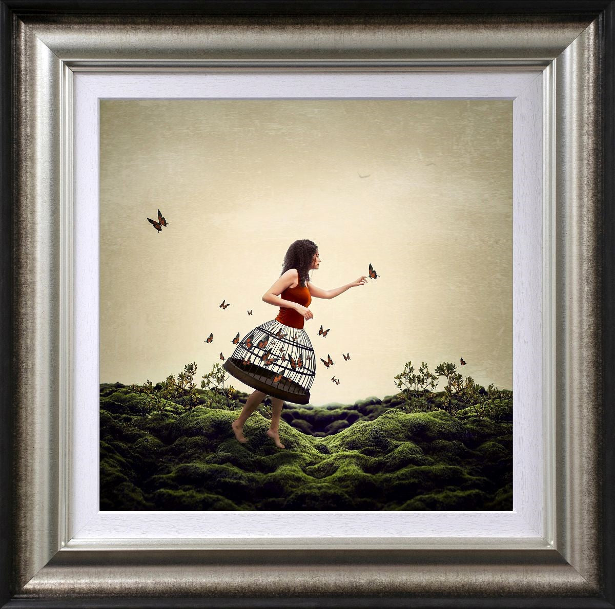 Enchanted Framed Print on Paper by Artist Michelle Mackie