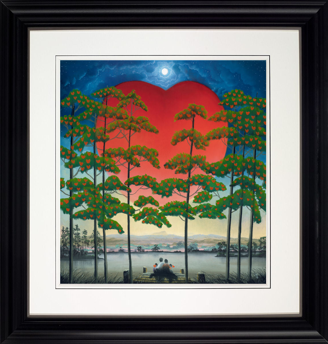 Everlasting Love Framed Signed Limited Edition Print on Paper by Artist Mackenzie Thorpe