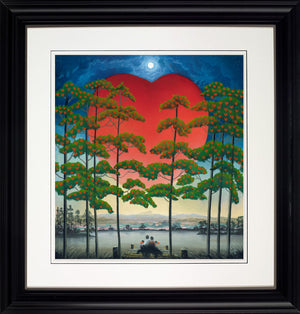 Everlasting Love Framed Signed Limited Edition Print on Paper by Artist Mackenzie Thorpe