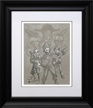 F-A-B Framed Signed Limited Edition Print on Paper by Artist Craig Davison
