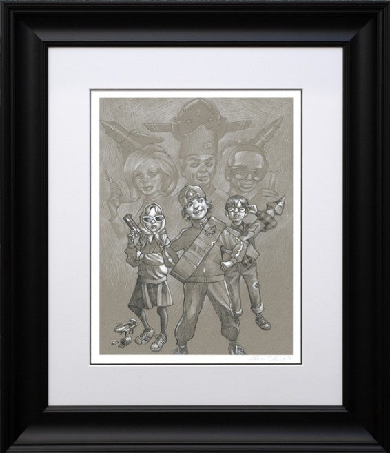 F-A-B Framed Signed Limited Edition Print on Paper by Artist Craig Davison